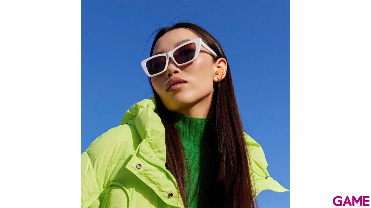 Auriculares Hama BT - Freedom Light II - TWS - Control voz - Naranja-0