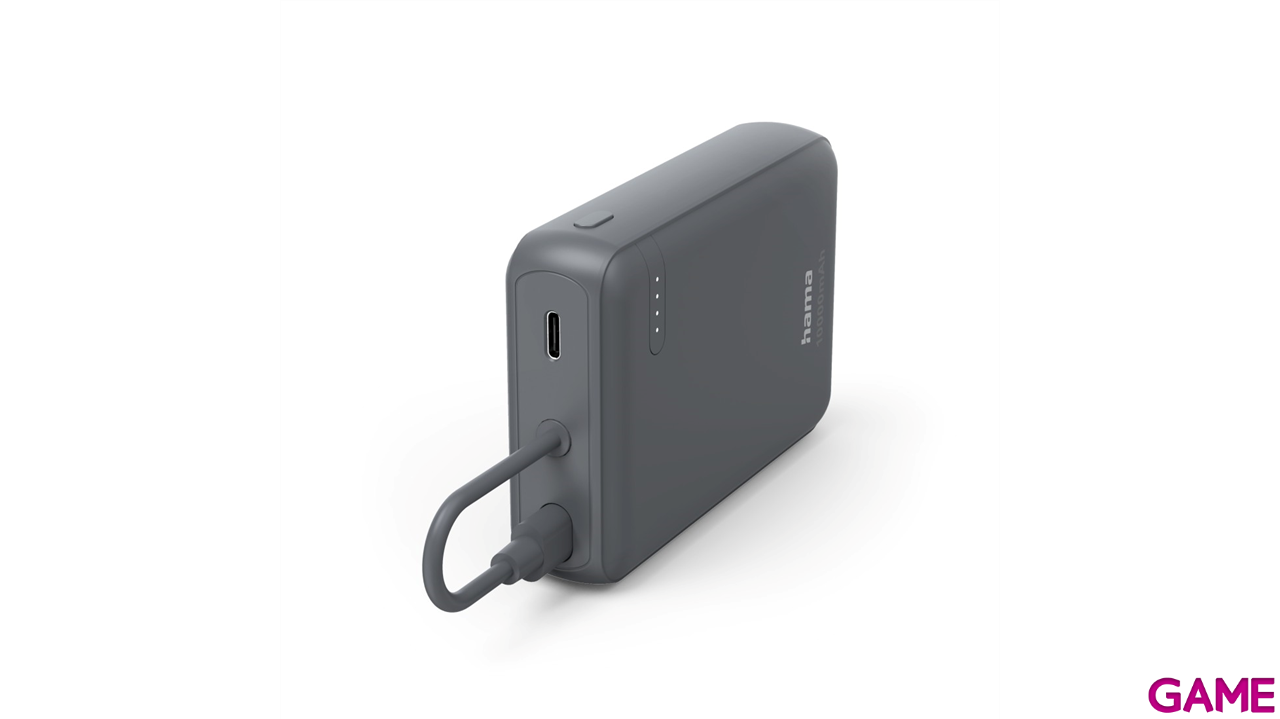 Hama Power Bank Travel, 10000 mAh Antracita-0