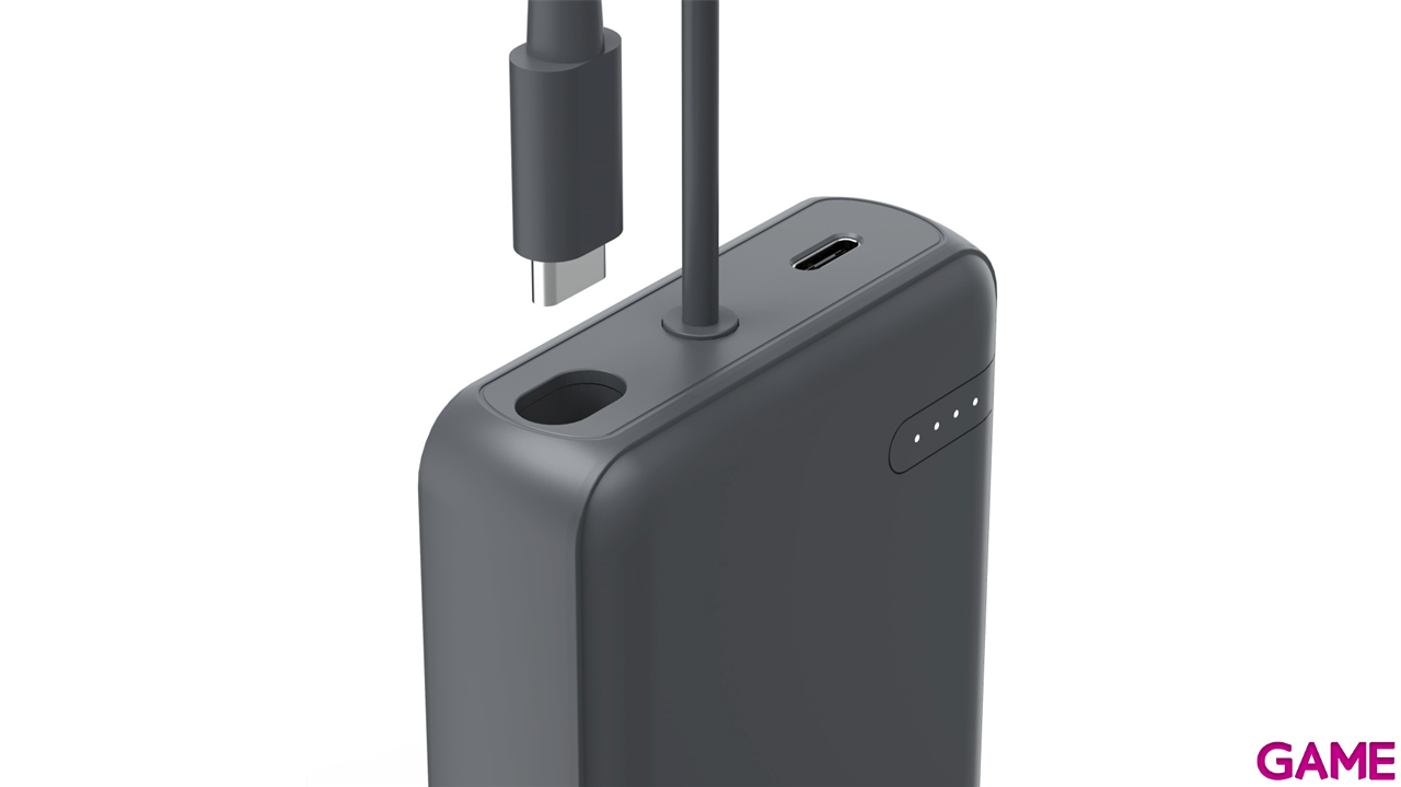 Hama Power Bank Travel, 10000 mAh Antracita-2