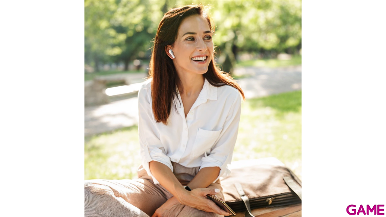 Auriculares Hama BT - Action One - True Wireless - Blanco-2