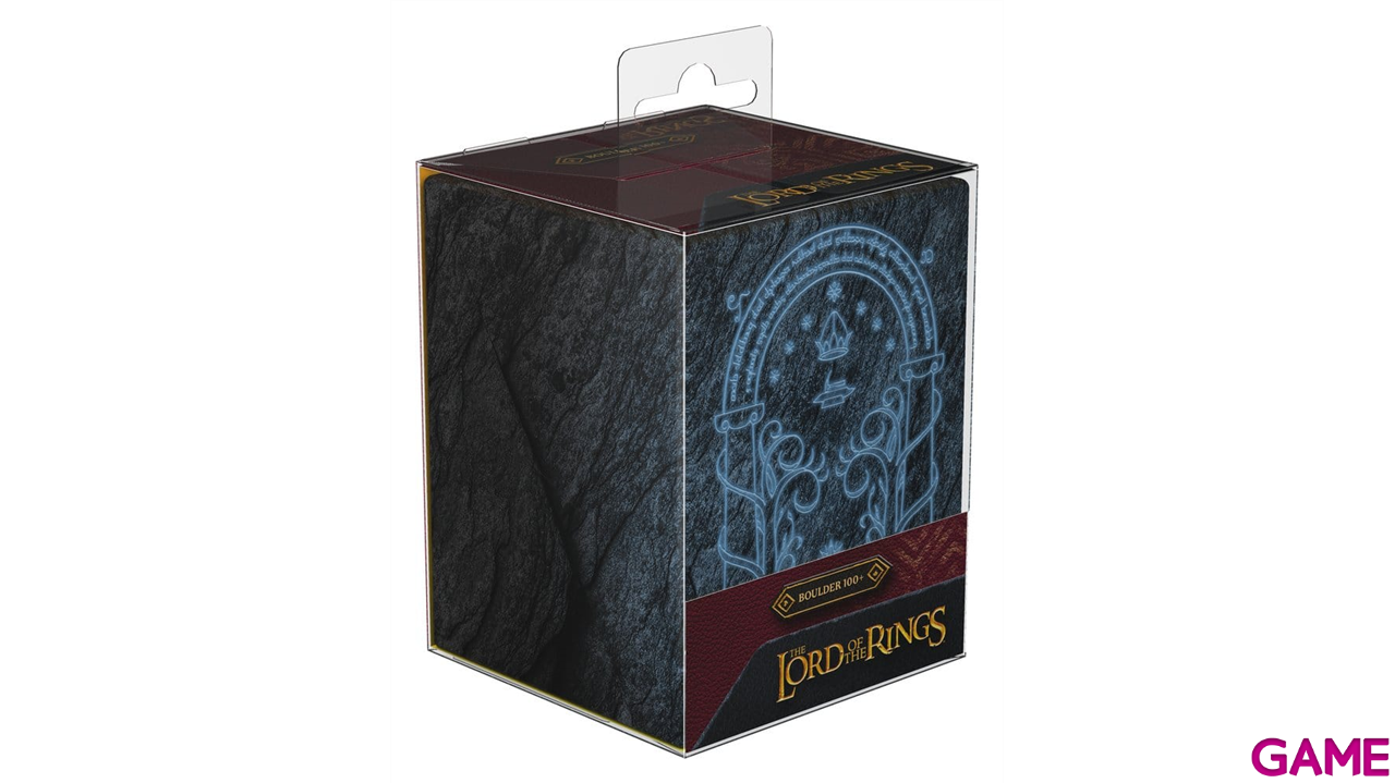 Caja de almacenaje rigida para 100 cartas Boulder 100+ El Señor de los anillos