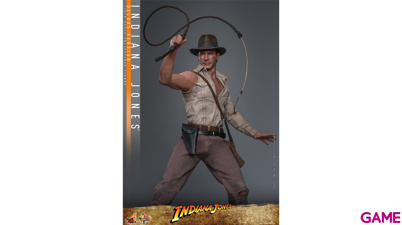 Figura Indiana Jones Movie Masterpiece Action Figure 1/6 Indiana Jones (Deluxe Version) de 30 cm-0