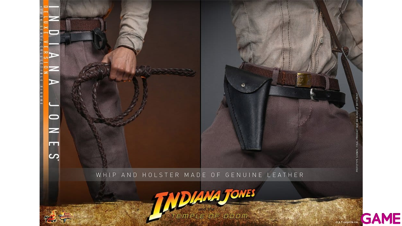 Figura Indiana Jones Movie Masterpiece Action Figure 1/6 Indiana Jones (Deluxe Version) de 30 cm-3
