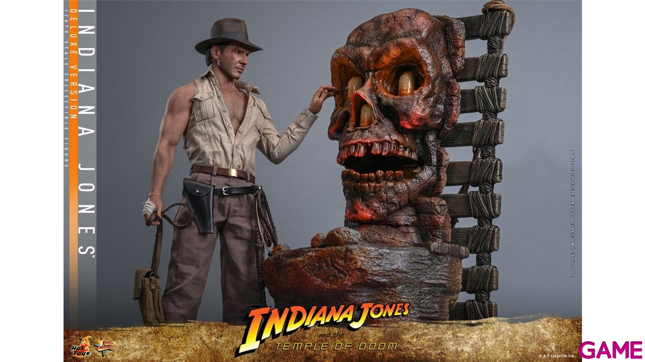 Figura Indiana Jones Movie Masterpiece Action Figure 1/6 Indiana Jones (Deluxe Version) de 30 cm-5