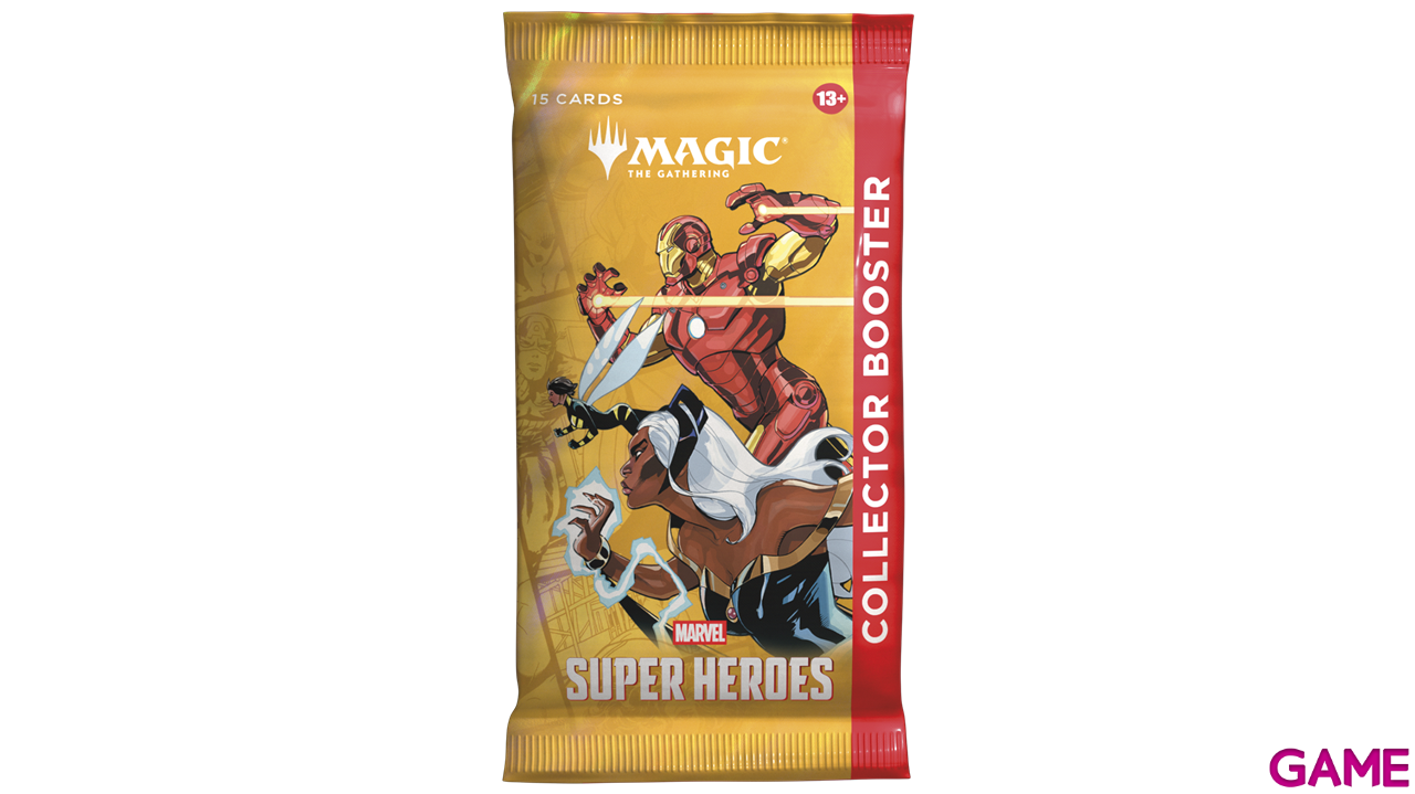 Sobre de cartas Magic: The Gathering Marvel Super Heroes Collector Booster (inglés)-0
