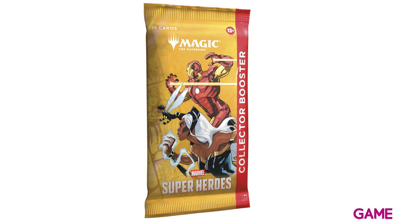 Sobre de cartas Magic: The Gathering Marvel Super Heroes Collector Booster (inglés)-1