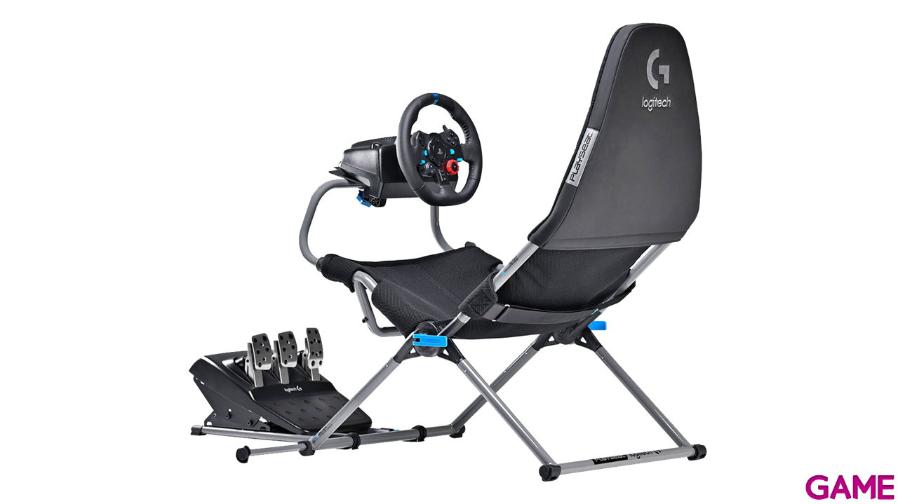 Playseat Challenge X Logitech Edition Negro Gris - Cockpit-1