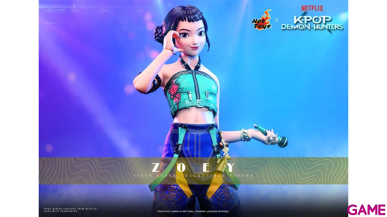 Figura K-Pop Demon Hunters Action Figure 1/6 Zoey de 27 cm-9