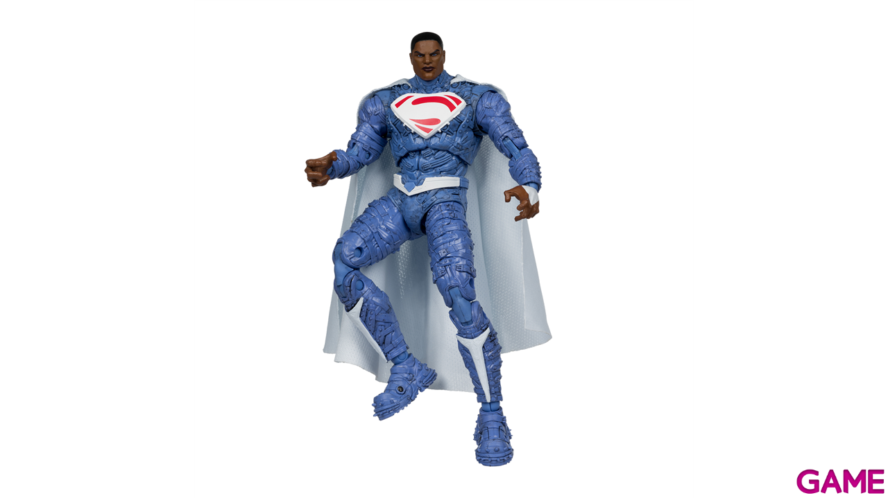 Figura DC Edicion Gold con comic Superman Earth 2  de 18 cm-15