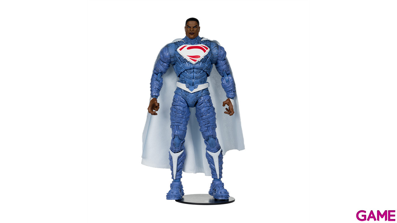 Figura DC Edicion Gold con comic Superman Earth 2  de 18 cm-16