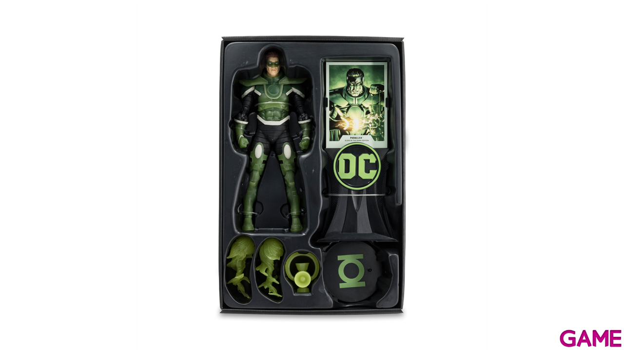 Figura DC Edicion Gold Hal Jordan Parallax (GITD) de 18 cm-2