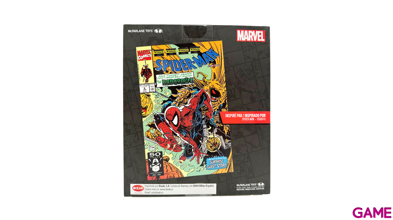 Figura Marvel Spiderman Edicion Gold de 18 cm-11