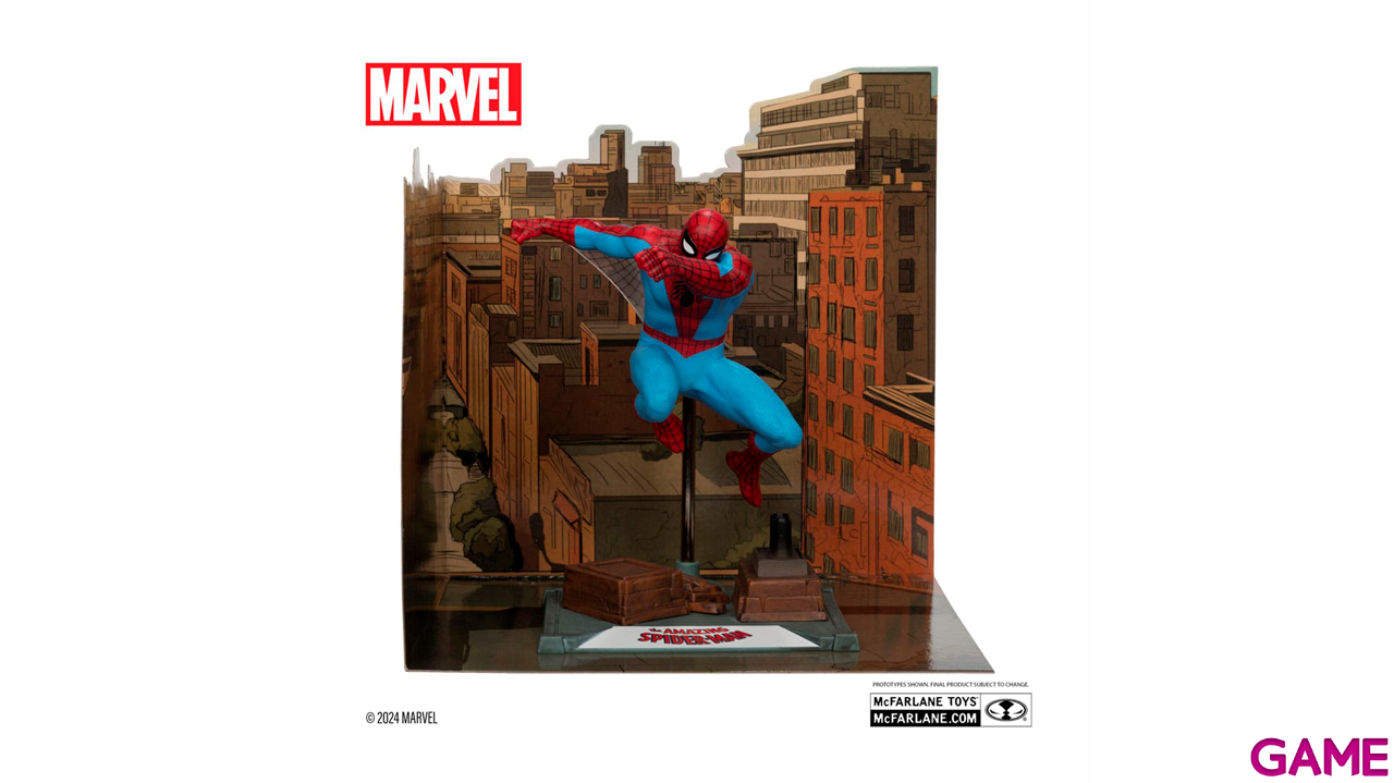 Figura Marvel Spiderman Edicion Gold de 18 cm-13