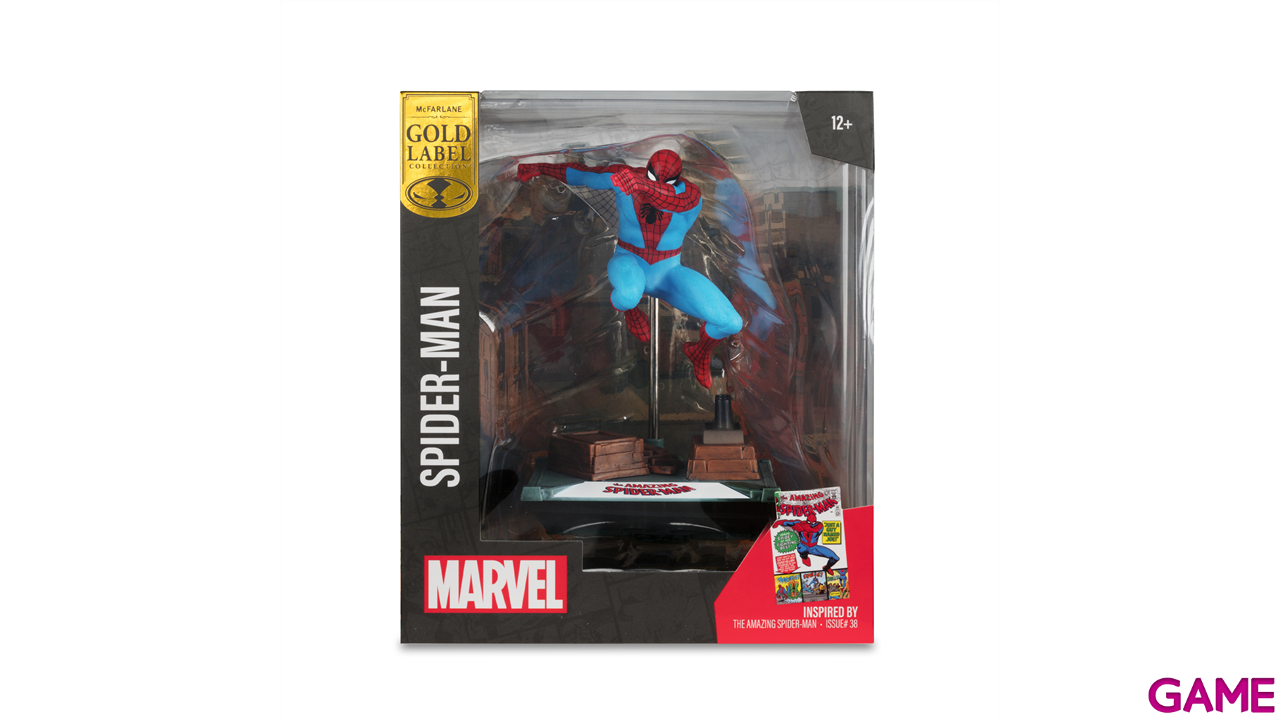 Figura Marvel Spiderman Edicion Gold de 18 cm-4