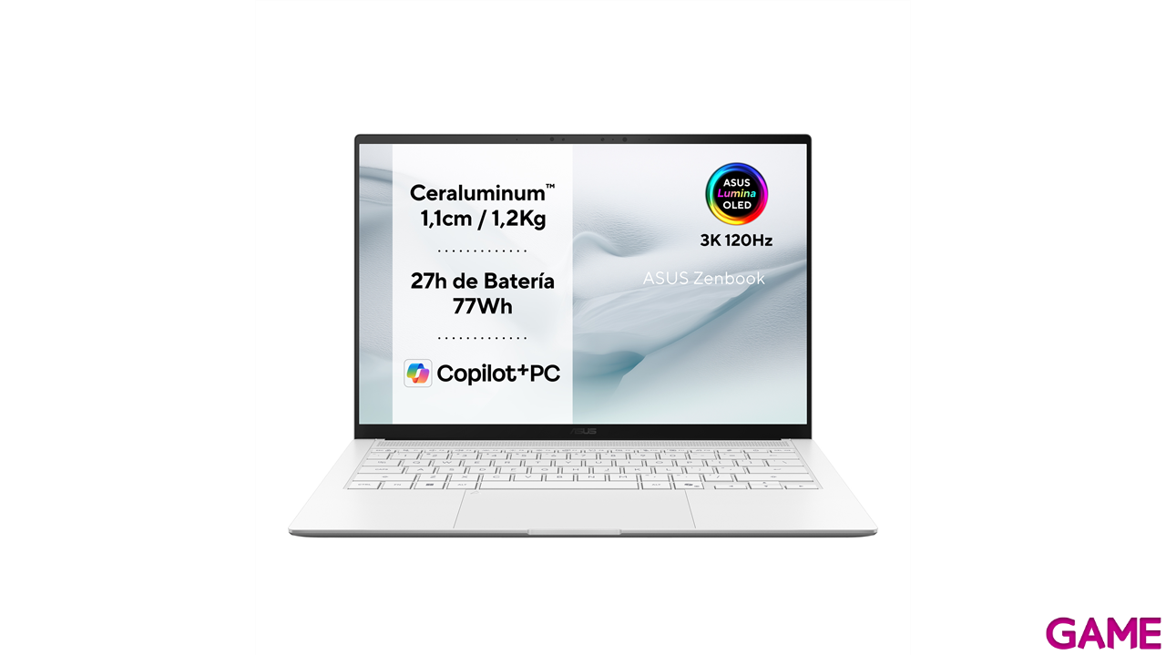 ASUS ZenBook S14 OLED UX5406AA-SU247W U9-386H - 32GB - 1TB SSD - W11 - Ordenador Portatil-0