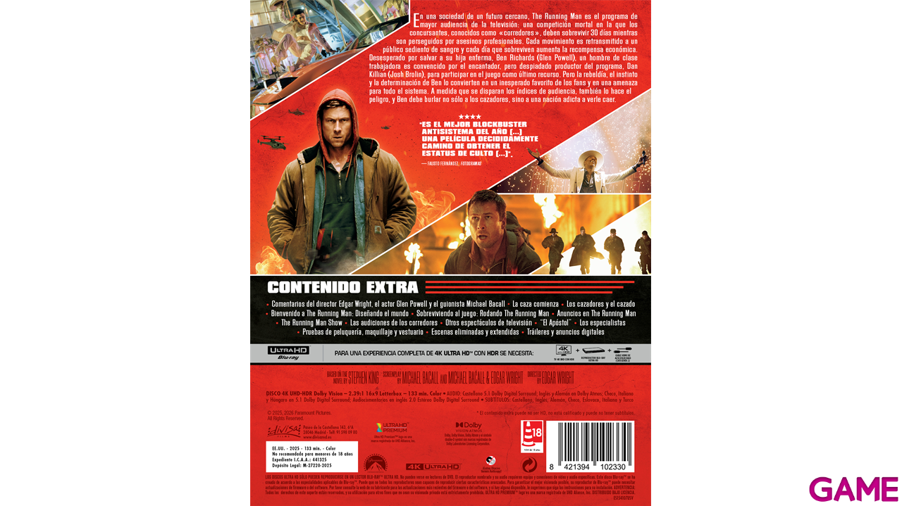 The Running Man 4K-0