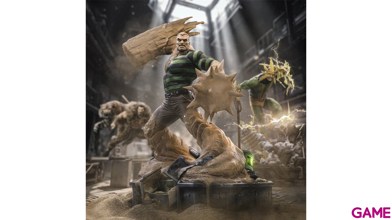 Figura Marvel Comics Spider-Man Art Scale Statue 1/10 Sandman de 30 cm-1