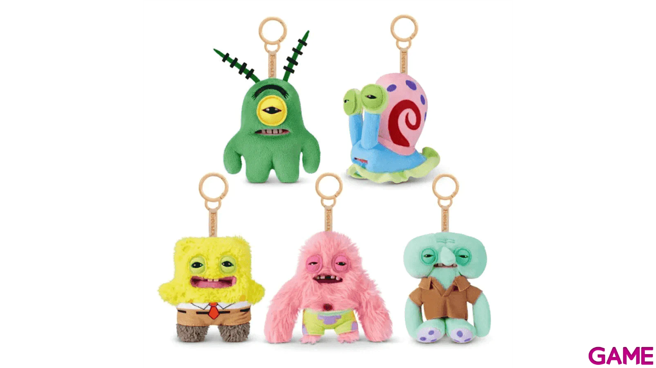 Surtido Llavero Fuggler Bob Esponja-0