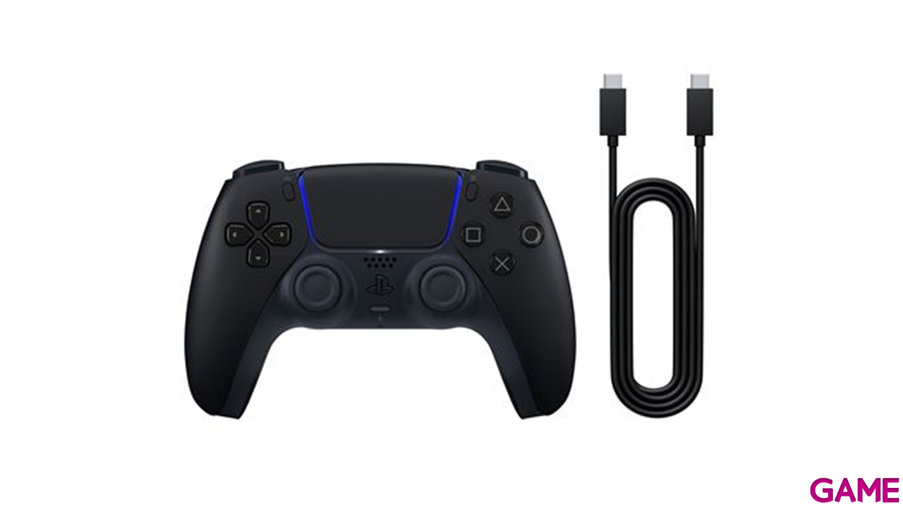 Mando Inalámbrico DualSense Midnight Black + Cable USB-1