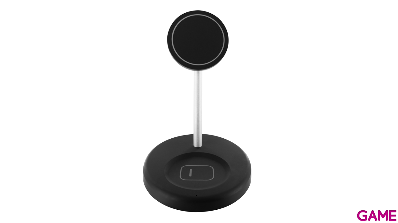 Cargador Muvit  2 en 1 Magsafe + iWatch/Airpods Negro-0