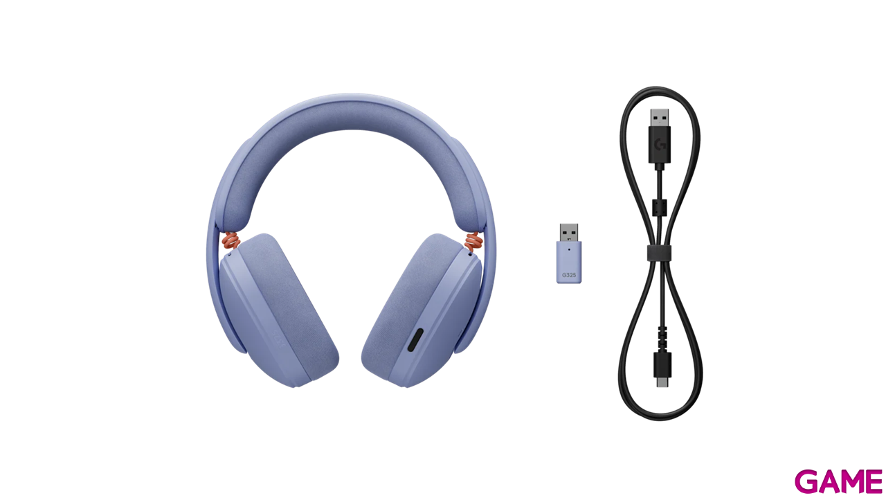 Logitech G325 Lightspeed Wireless Lila PC - PS5 - PS4 - Switch - Auriculares Gaming-0