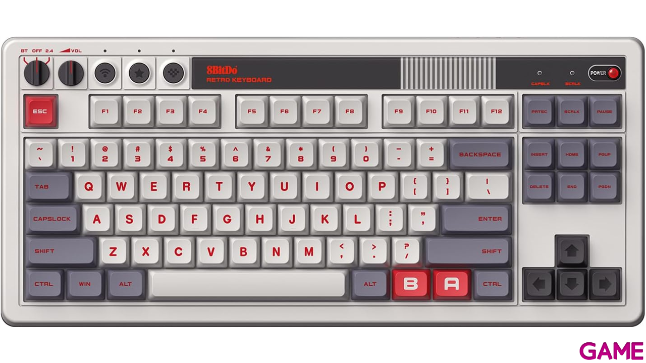 8BitDo Retro Mechanical Keyboard - N Edition ISO Spanish Layout - Teclado-1