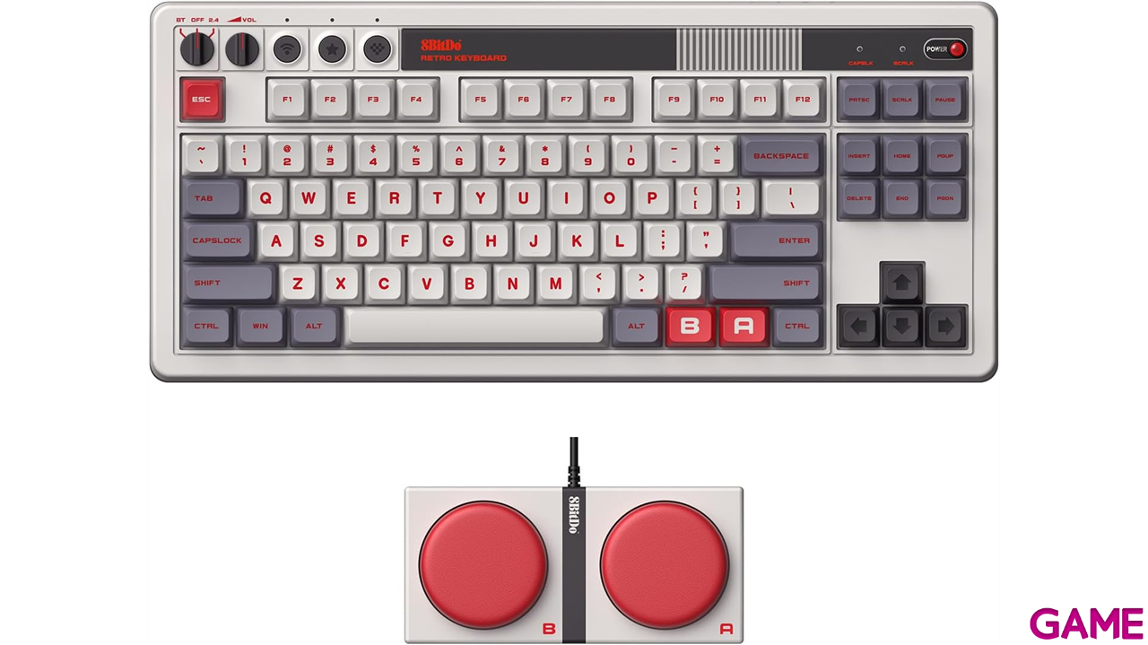 8BitDo Retro Mechanical Keyboard - N Edition ISO Spanish Layout - Teclado-7
