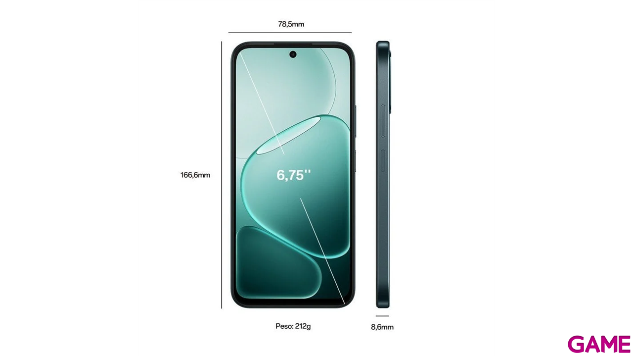 Oppo A6 4G 6/256GB Negro + Auricular Enco Buds 3 + SuperVooc 45W-1