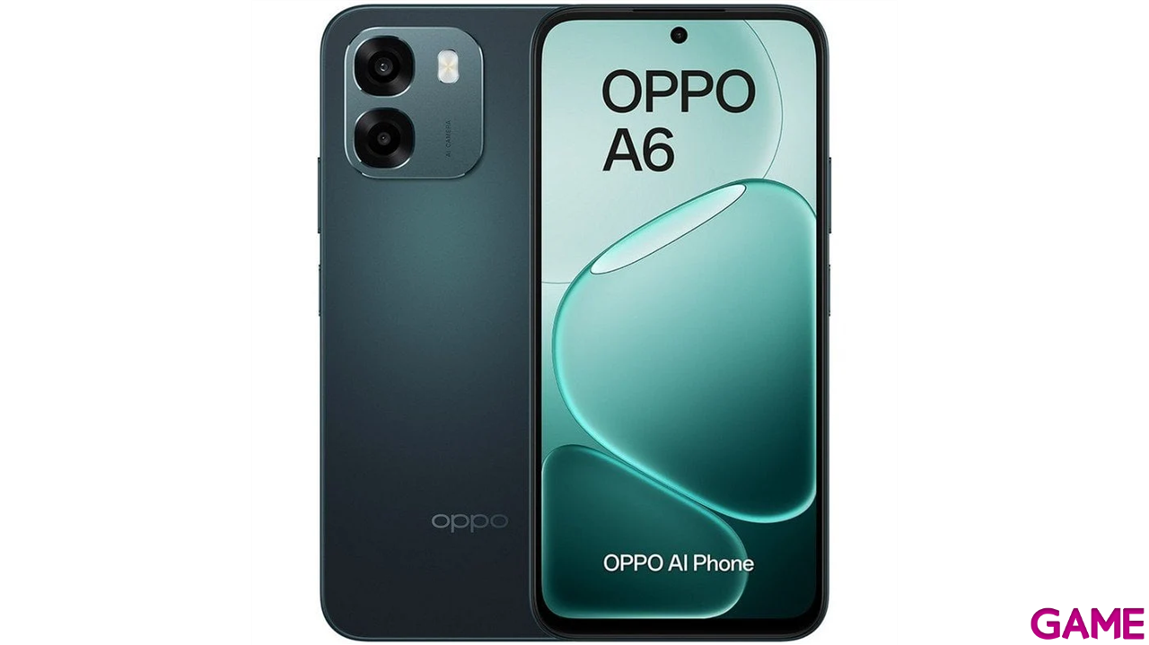 Oppo A6 4G 6/256GB Negro + Auricular Enco Buds 3 + SuperVooc 45W-2