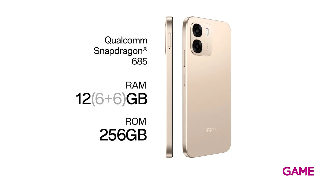Oppo A6 4G 6/256GB Oro + Auricular Enco Buds 3 + SuperVooc 45W-1