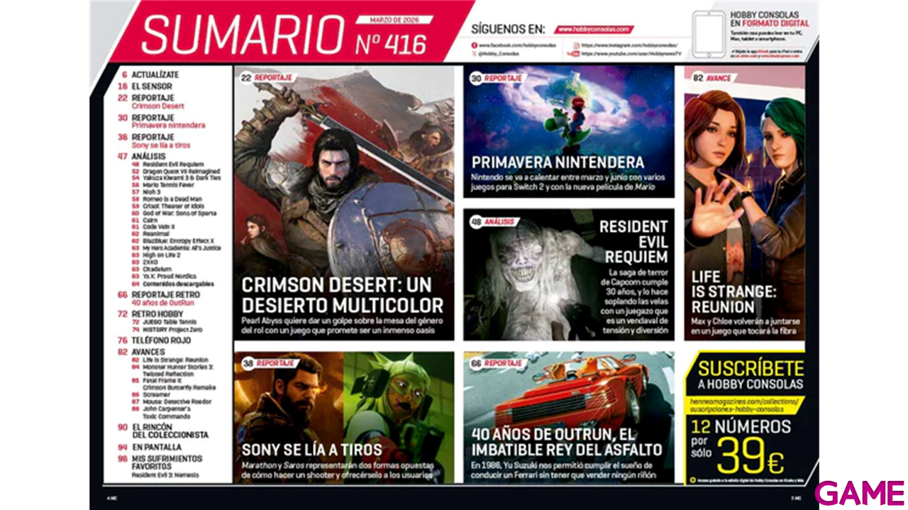 Revista Hobby Consolas nº 416-1