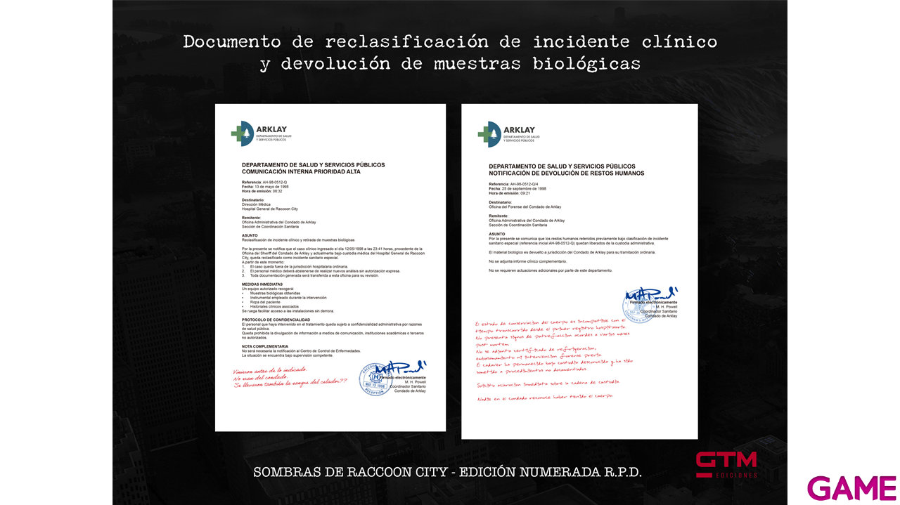 Sombras de Raccoon City Edición Numerada R.P.D.-7