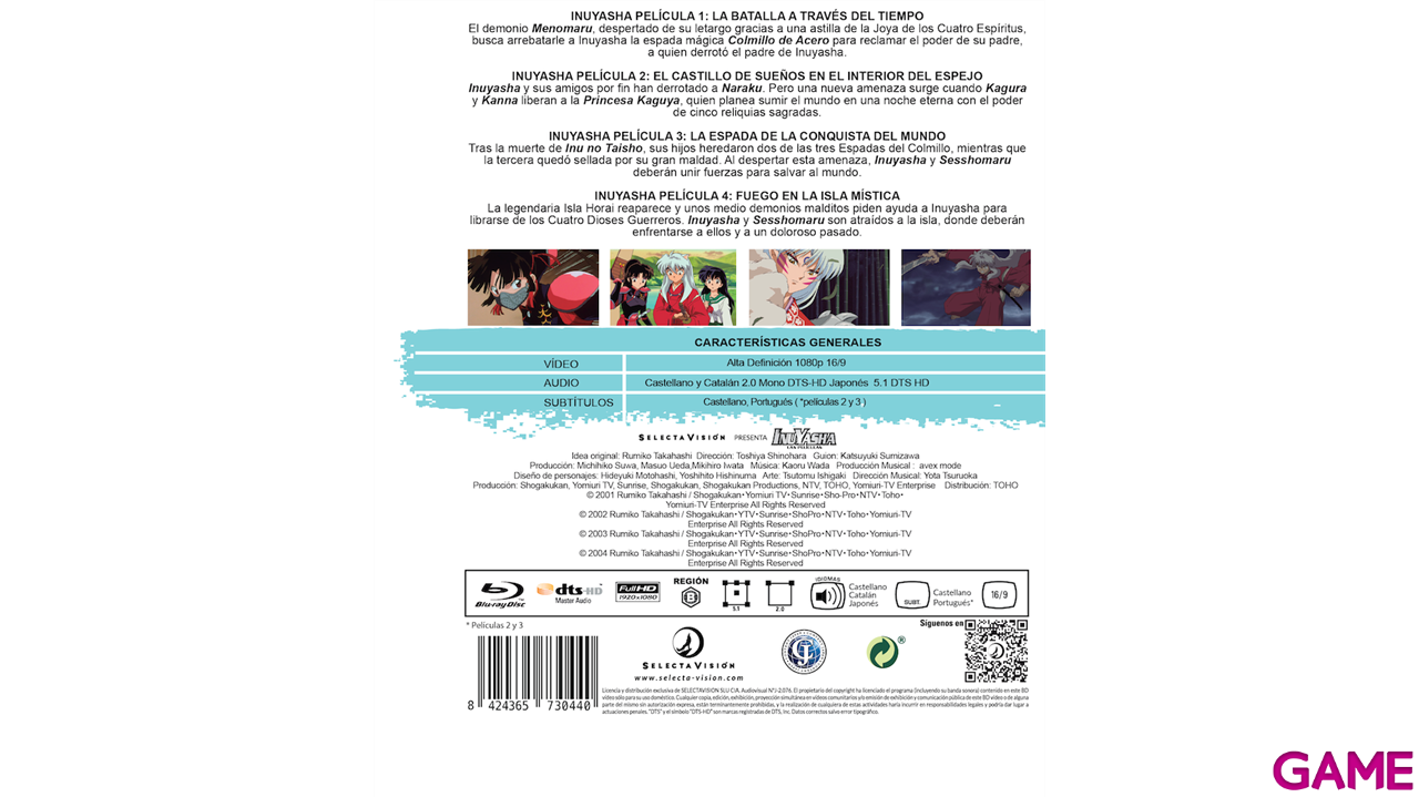 Inuyasha Las Películas Edición Coleccionista-2