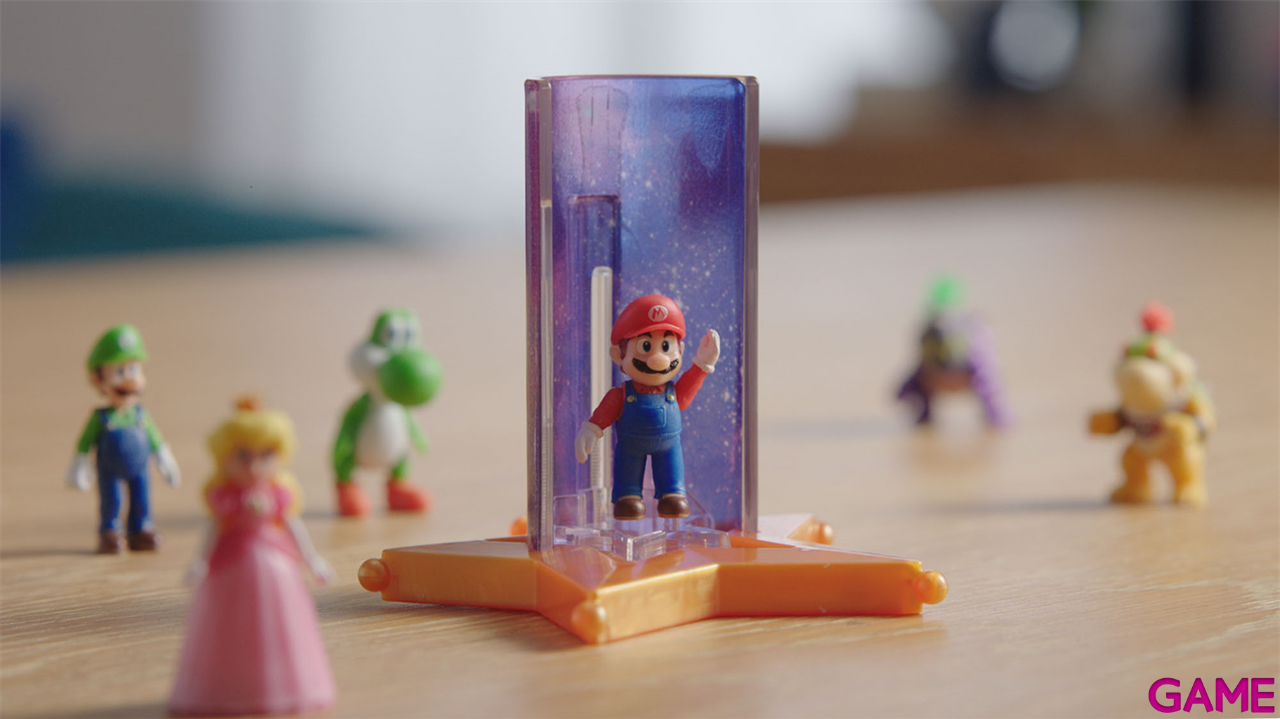 Figura articulada con accesorio Super Mario Galaxy de 4 cm (surtido)-1