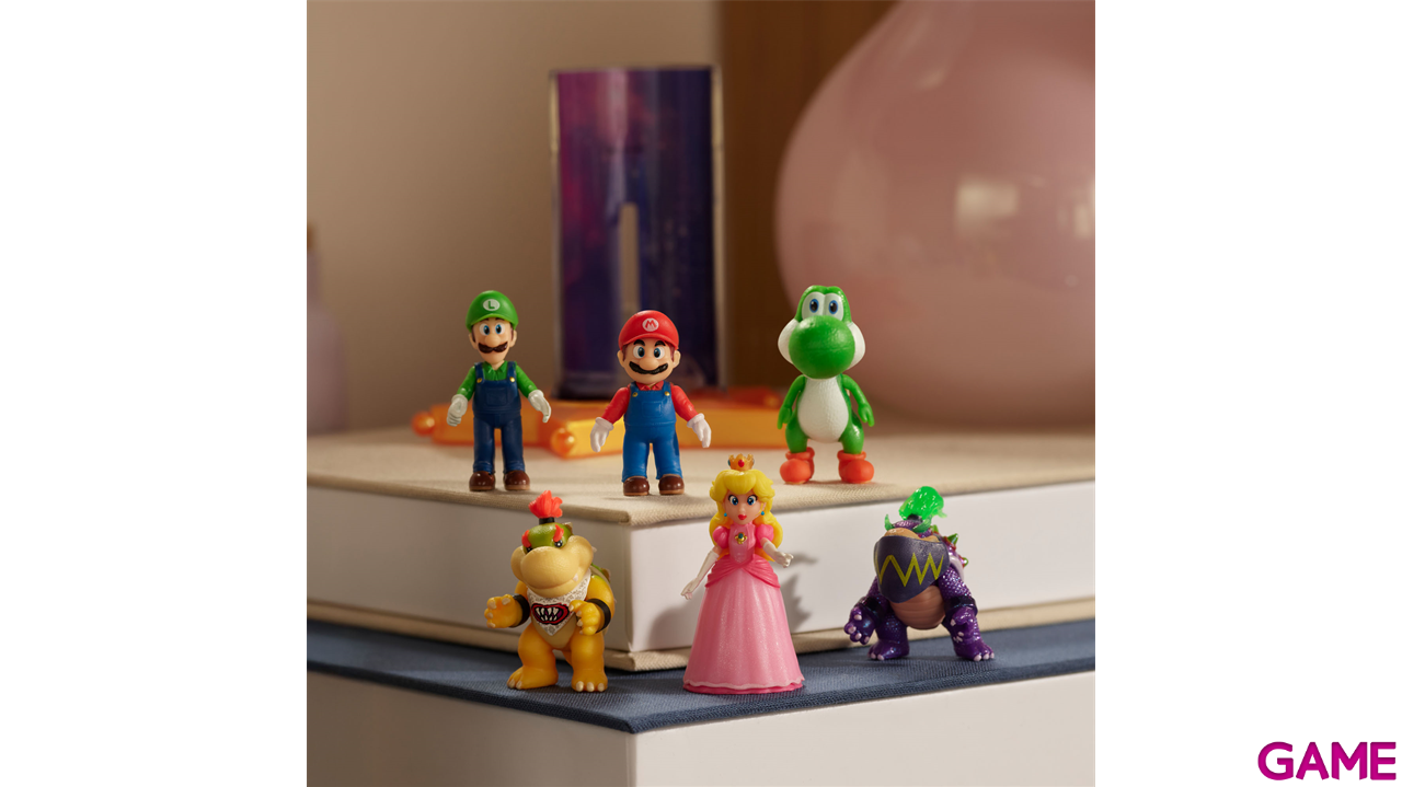 Figura articulada con accesorio Super Mario Galaxy de 4 cm (surtido)-3