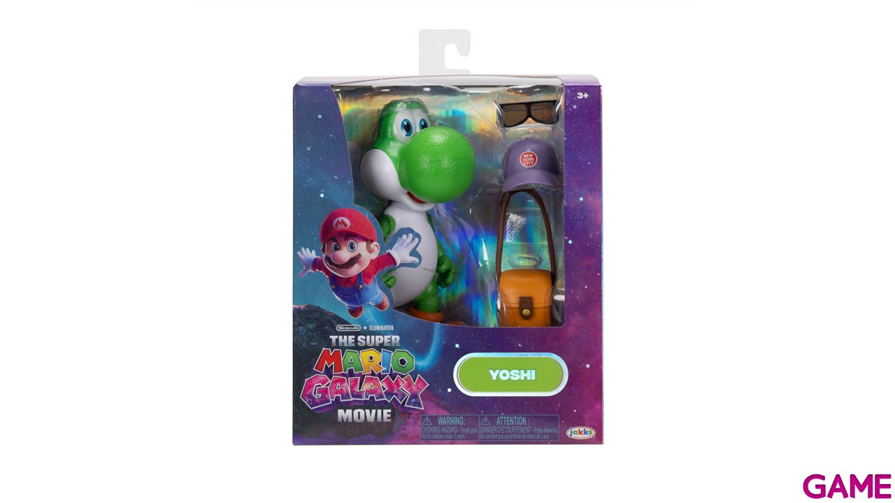 Figura Premium Super Mario Galaxy - Yoshi de 13 cm-0
