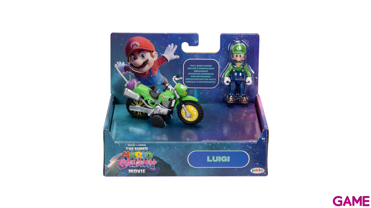 Vehículo Super Mario Galaxy - Luigi con Figura Extraíble-3