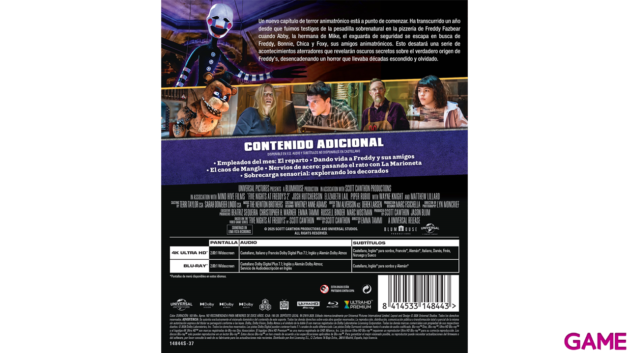 Five Nights at Freddy’s 2 4K + BD-0