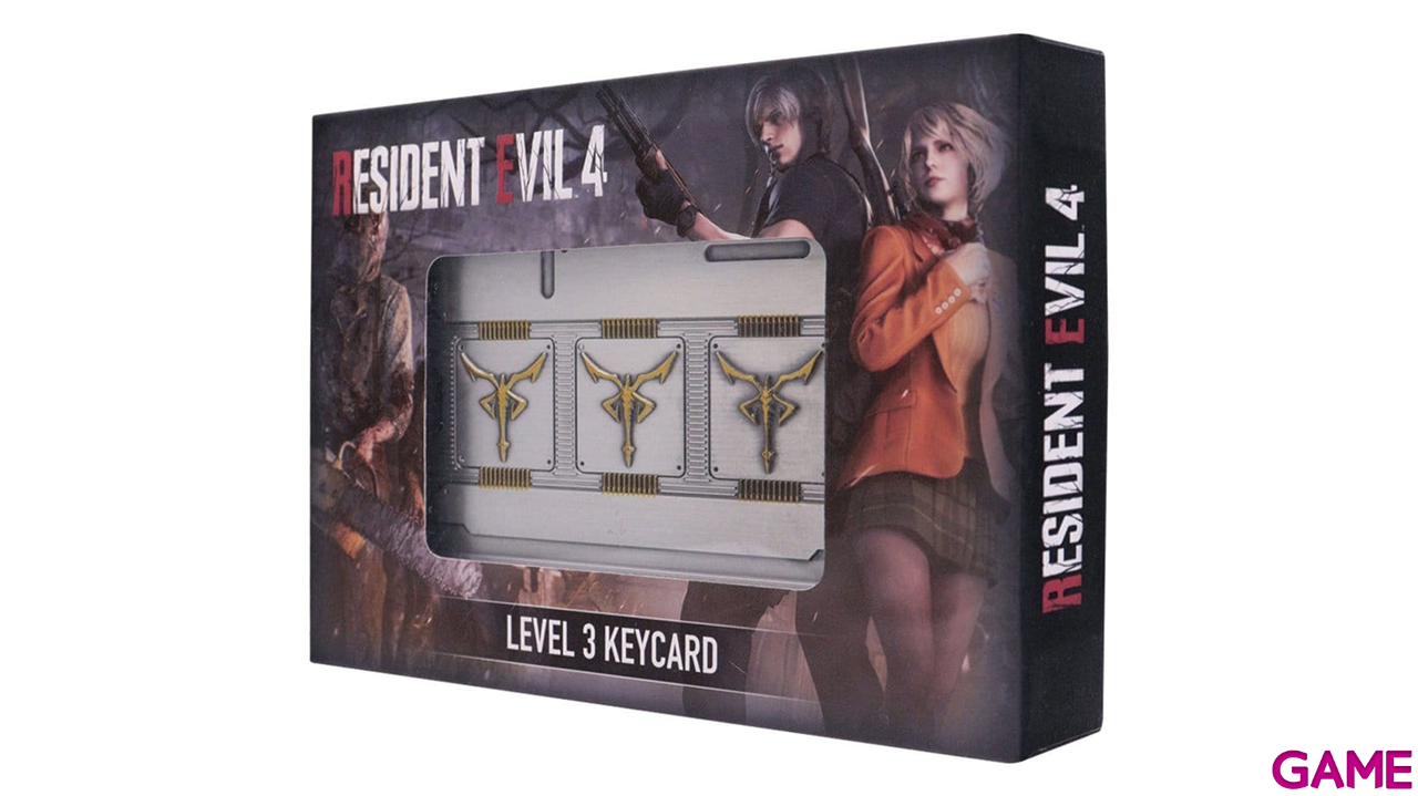Réplica de metal Resident Evil 4 Level 3 Keycards Limited Edition-4