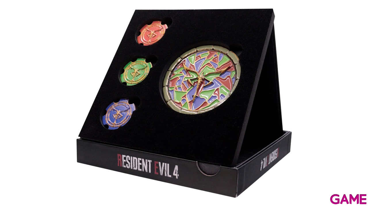 Réplica Puzzle Set Medallón de la Iglesia Resident Evil 4-0