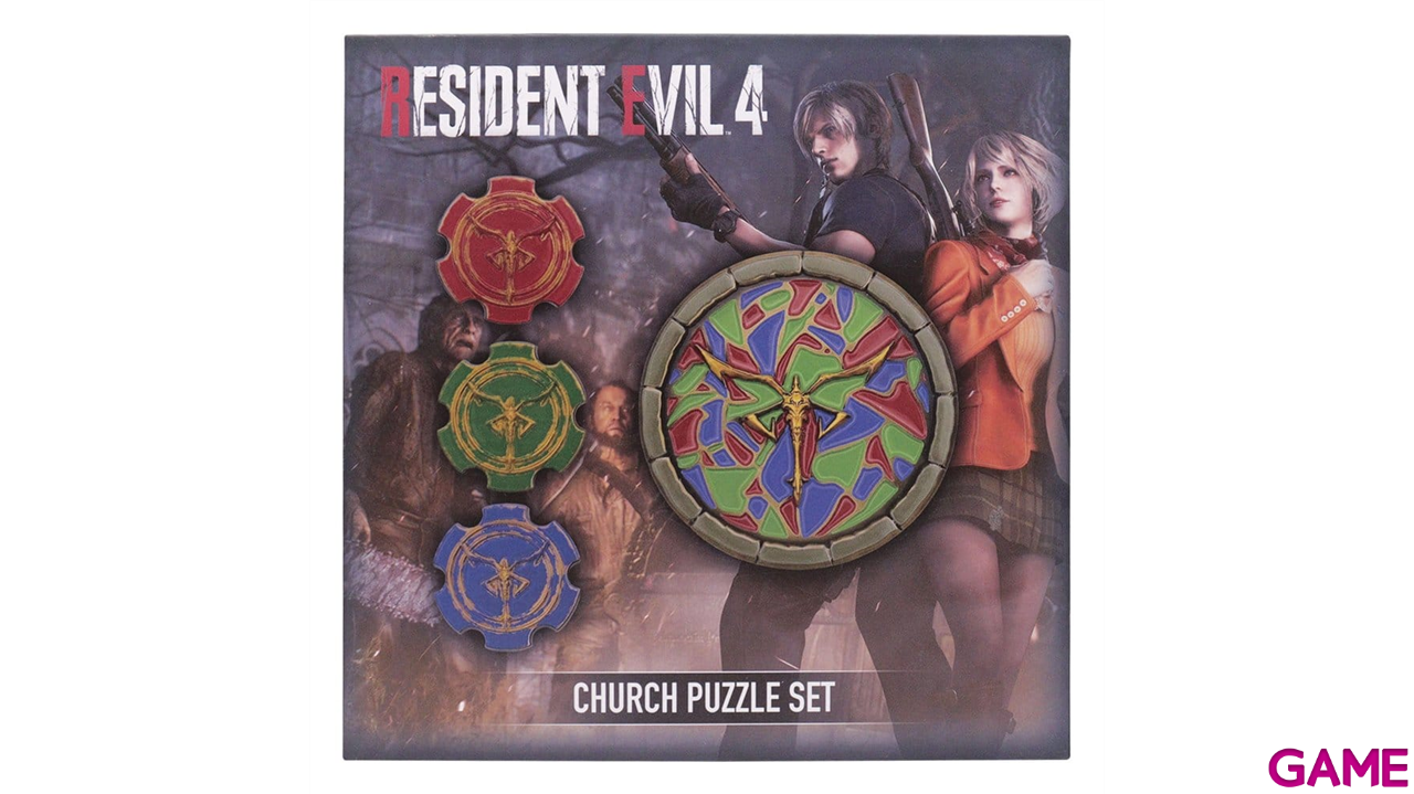 Réplica Puzzle Set Medallón de la Iglesia Resident Evil 4-1