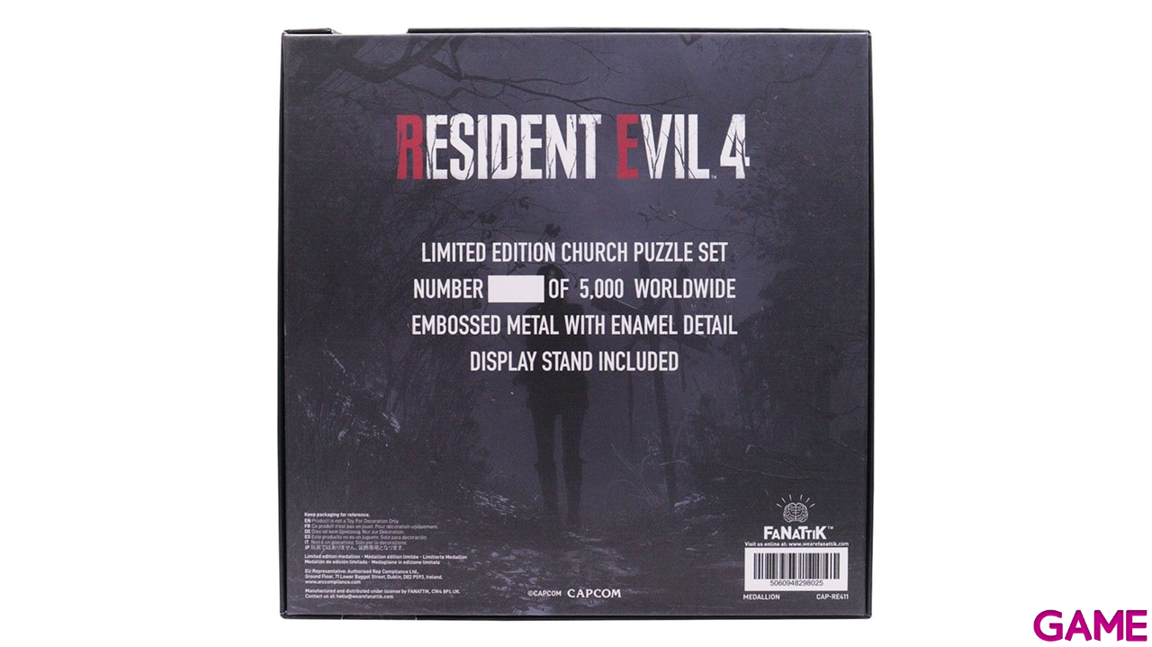 Réplica Puzzle Set Medallón de la Iglesia Resident Evil 4-2