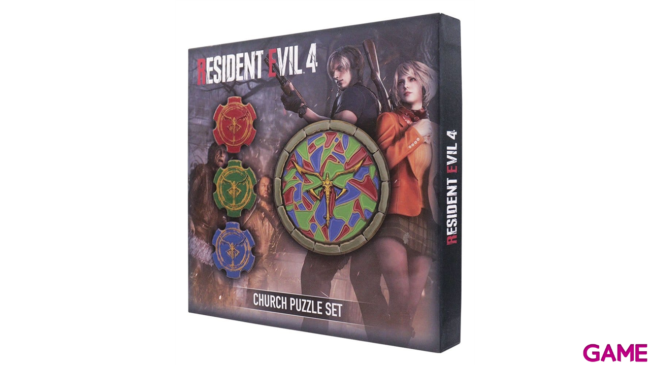 Réplica Puzzle Set Medallón de la Iglesia Resident Evil 4-3