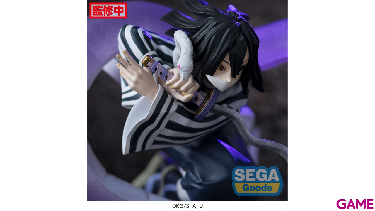 Figura Sega Demon Slayer: Kimetsu no Yaiba Obanai Iguro Hashira de 14 cm-0