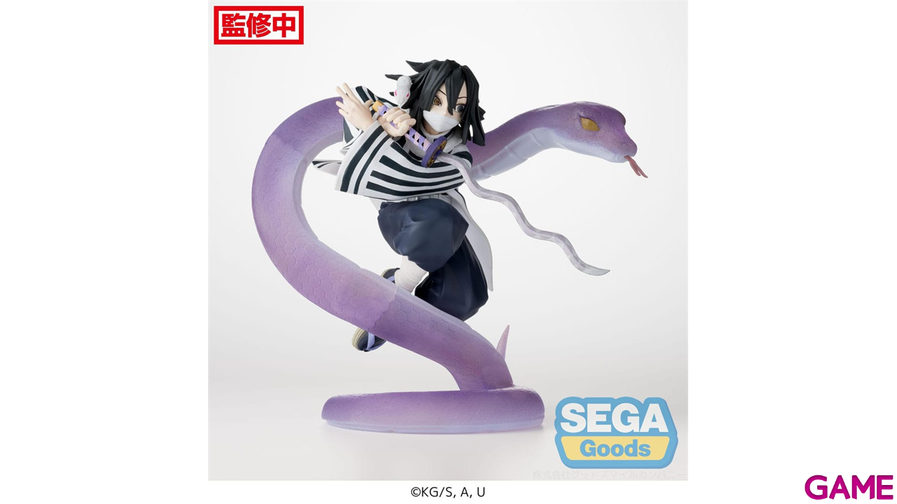 Figura Sega Demon Slayer: Kimetsu no Yaiba Obanai Iguro Hashira de 14 cm-2