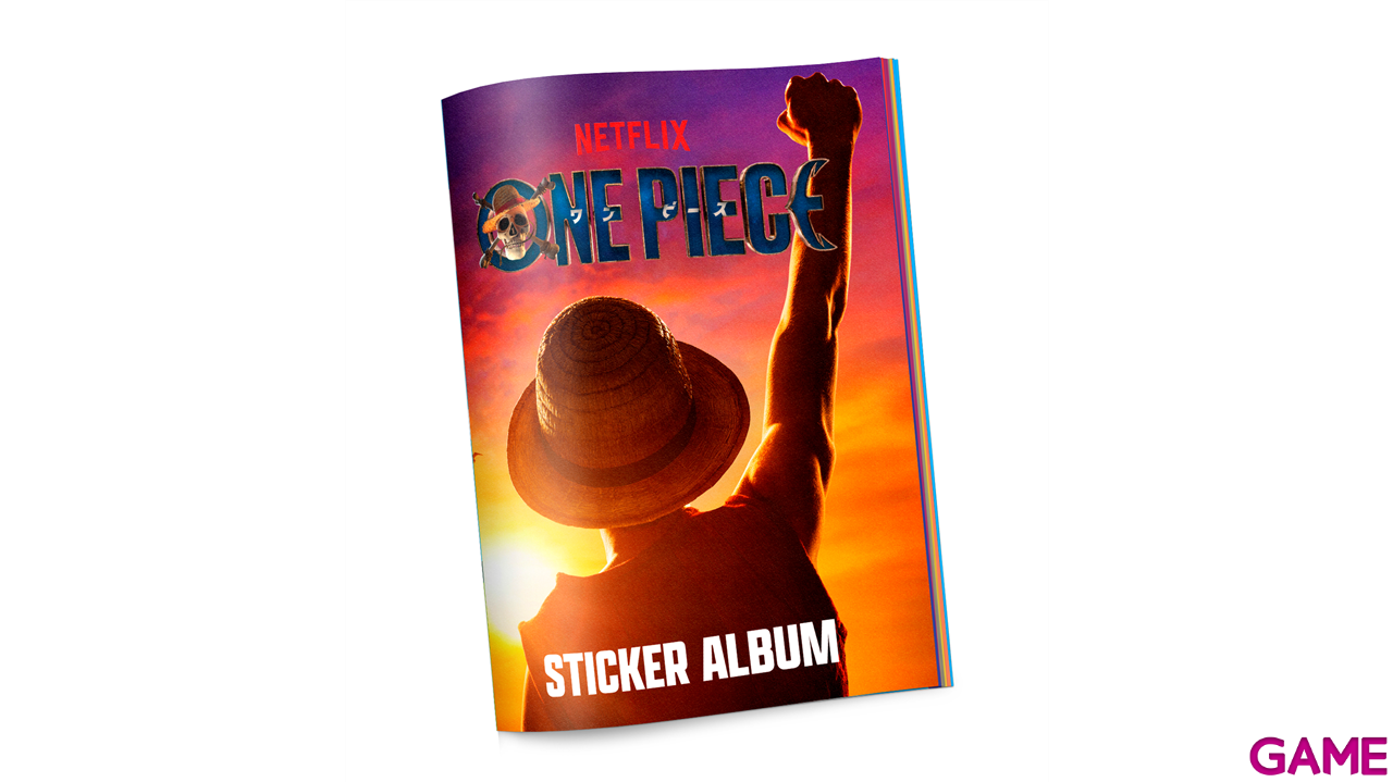 Starter pack de cromos One Piece Netflix serie (Album + 2 sobres)-1