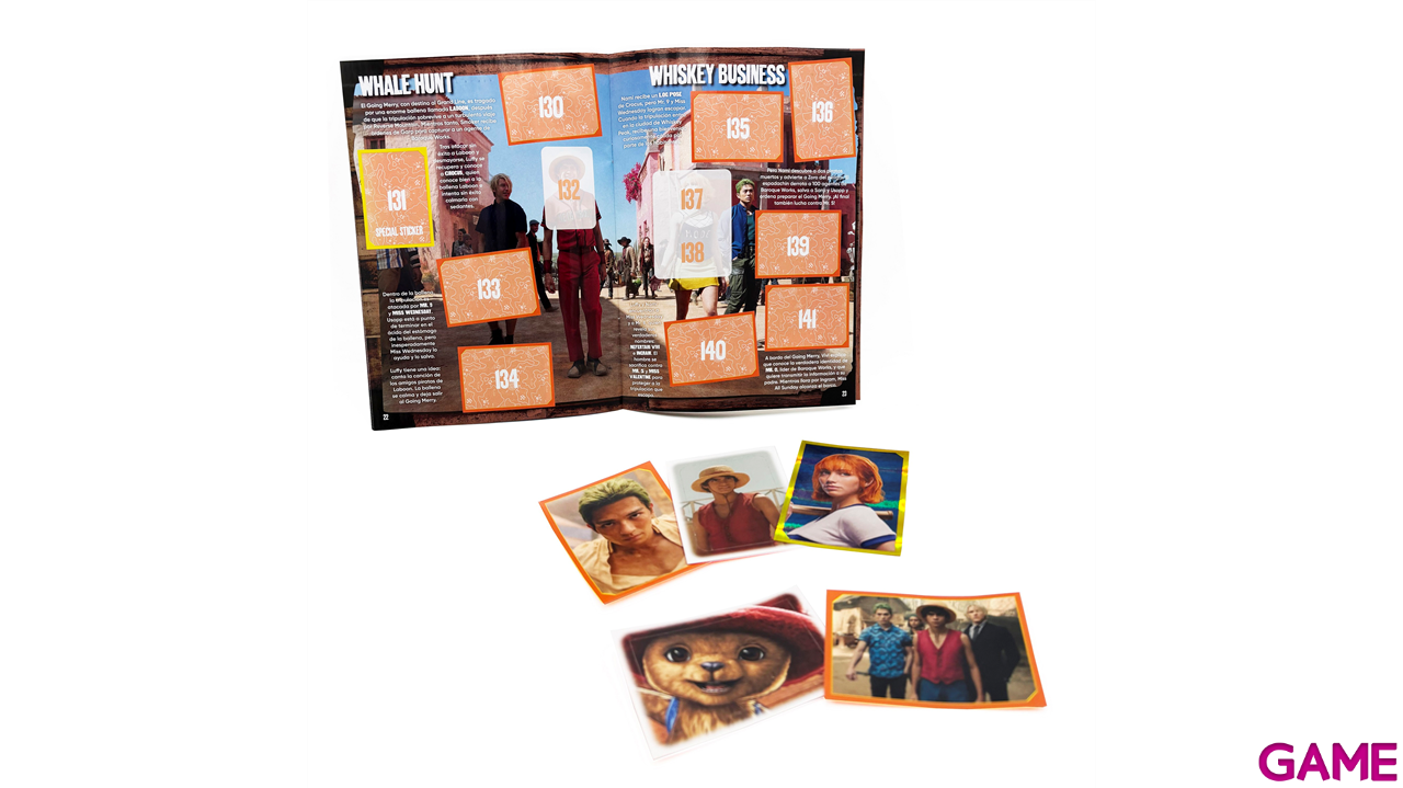 Starter pack de cromos One Piece Netflix serie (Album + 2 sobres)-4