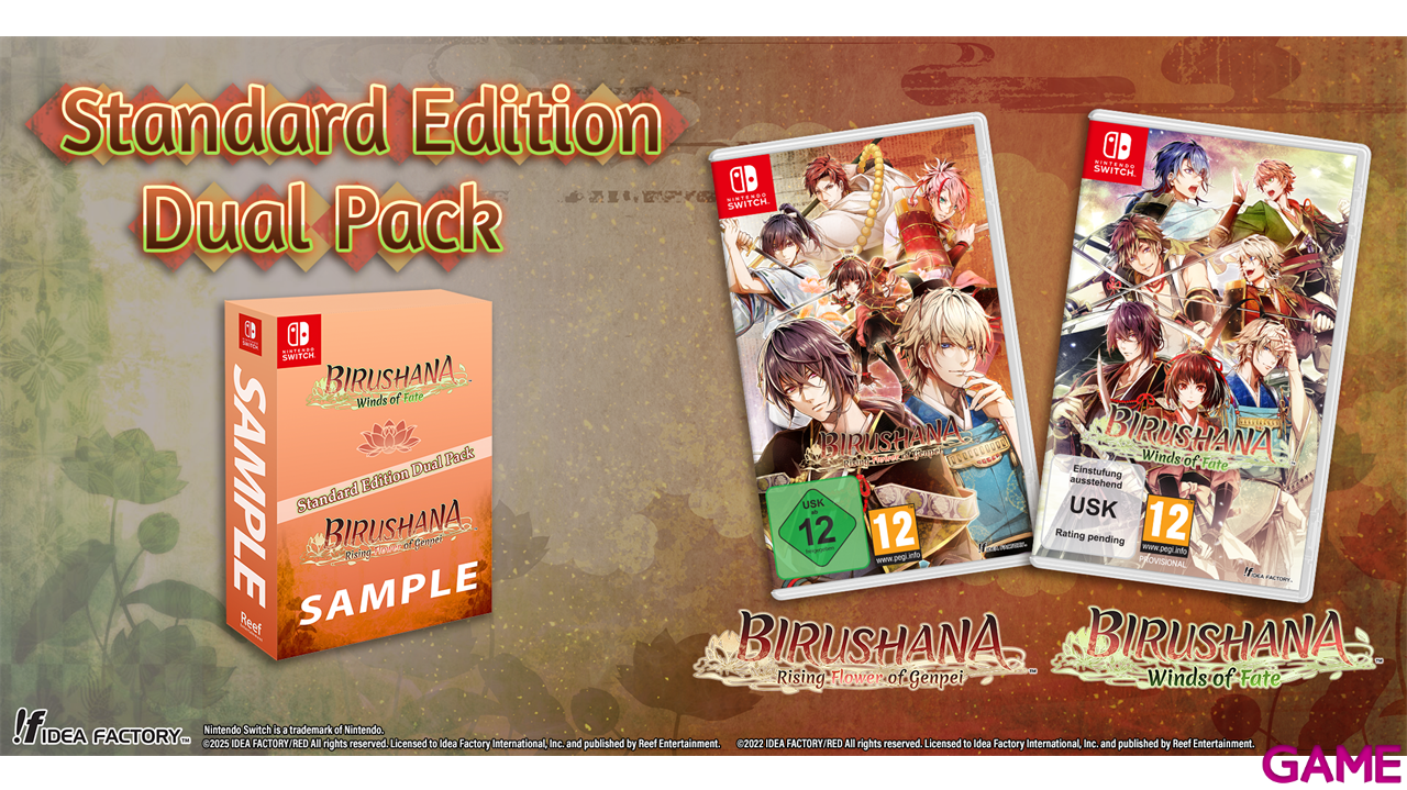 Birushana: Rising Flower of Genpei & Winds of Fate – Double Pack-0