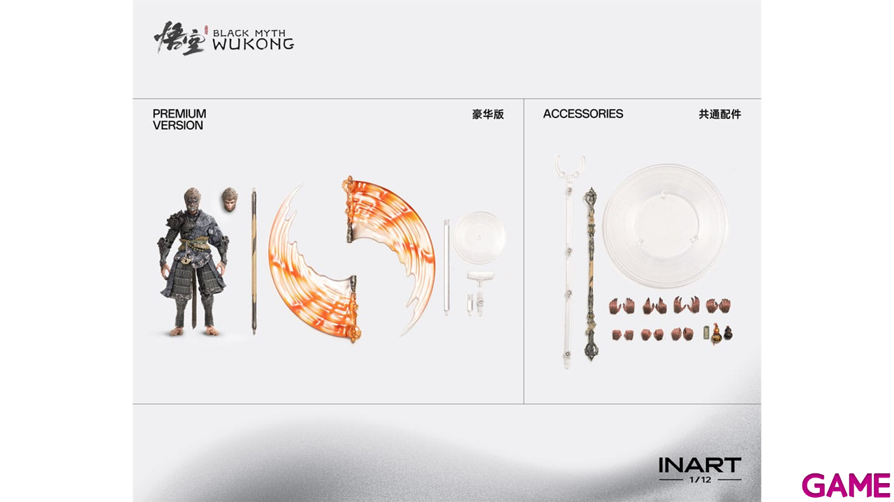 Figura Black Myth: Wukong The Destined One in the Bronze Armor Set Deluxe Version de 16 cm-1