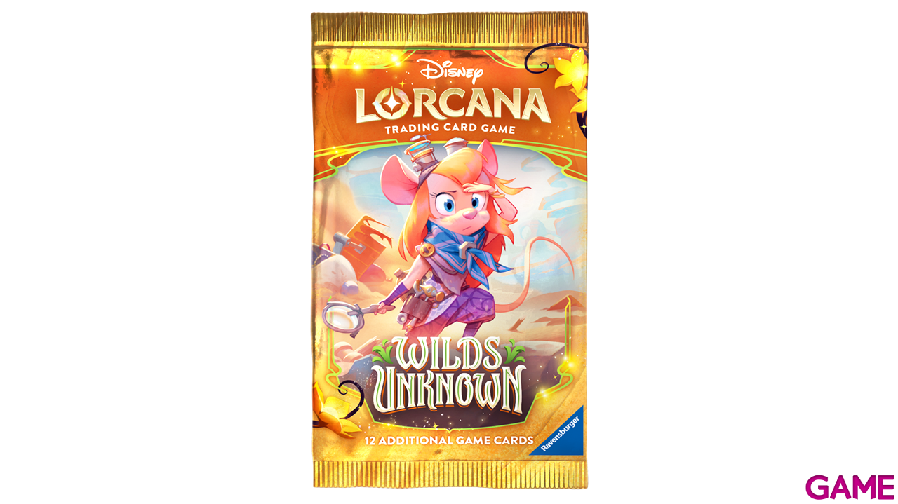 Sobre de cartas Disney Lorcana Wilds Unknown Booster Pack (Inglés)-0